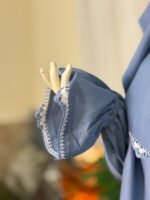 ⁦شرشف صلاه سناره مرد قطن باكستاني - ازرق⁩ - الصورة ⁦3⁩