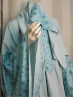 ⁦شرشف صلاه قطن مصري - سماوي فاتح⁩ - الصورة ⁦4⁩